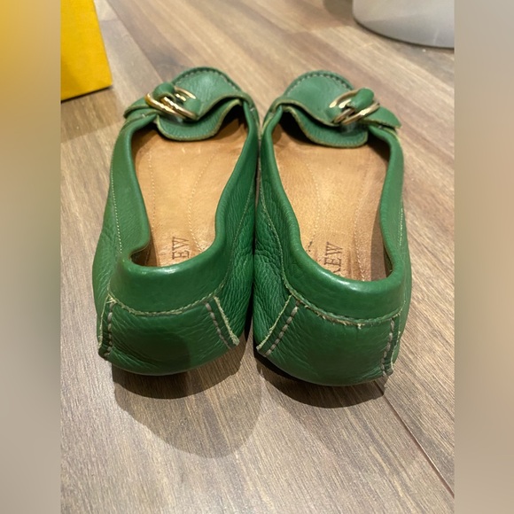 Forest green J. Crew driving mocassins/easy loafers - Picture 3 of 6